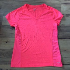 Champion hot pink exercise shirt size medium